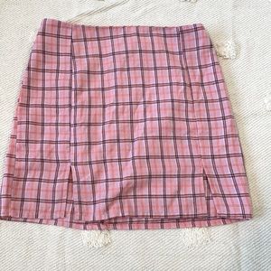 PLAID SKIRT